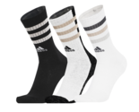 adidas Cushion Crew Socks 3 Pairs Unisex Sportswear Socks Lifestyle NWT ... - $31.41