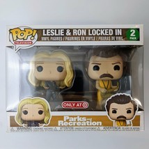 POP! Parks and Recreation Leslie &amp; Ron Locked In - New (Funko, 2021) - £11.66 GBP