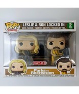 POP! Parks and Recreation Leslie &amp; Ron Locked In - New (Funko, 2021) - £11.70 GBP