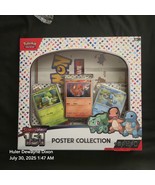 Pokemon Trading Card Games Scarlet &amp; Violet 3.5 151 Poster Collection Bo... - $31.67