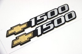 1999-2006 Chevy 1500 Emblem Bowtie Fit for Chevrolet Silverado Badge 1511405 Set - £34.34 GBP