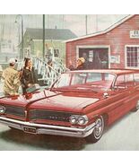 1962 Pontiac Catalina Wagon Advertisement Automobilia General Motors HM2M - $42.03 CAD