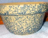  Robinson Ransbottom RRPC 7 inch Spatterware Spongeware Stoneware Mixing... - $24.95