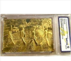 The Beatles Gold Plated Abbey Road Trading Card Ltd Edition - $14.99