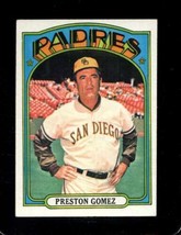 1972 Topps #637 Preston Gomez Ex Padres Mg *X49322 - £3.66 GBP