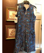 NWT Ladies TZU TZU SPORT Tangled Shiloh Sleeveless Golf Tennis Dress Size L - $89.99