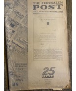 Periódico Israel The Jerusalem Post Edición Especial 25 Años 1957 - $67.53 CAD