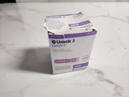 Unistik 3 Comfort  Single Use Safety Lancets 28G 100ct ( purple ) - $24.75