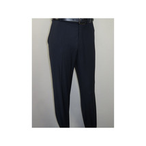 Men Suit BERLUSCONI Turkey 100% Soft Italian Wool Super 180's #Ber28 Navy Blue image 9