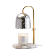 Candle Warmer Lamp, Glass Shade with Adjustable Gold Metal Pole, Flameless - €30,27 EUR