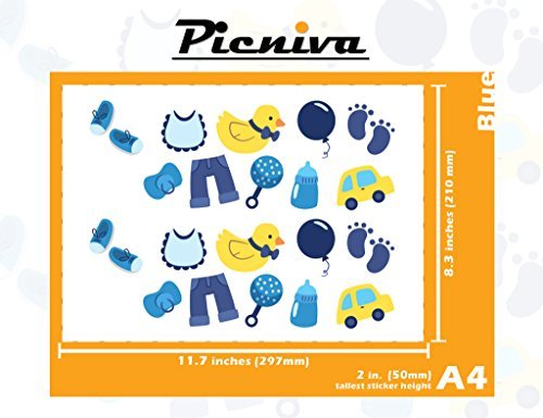 Picniva A4(2&quot;) Milk Bottle Baby Kid Nursery Room Decal Sticker Clear Vin... - $7.83