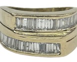Diamond Men&#39;s Cluster ring 14kt Yellow and White Gold 367414 - $1,099.00