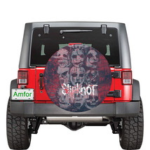 Slip Knot Rock N Roll Universal Spare Tire Cover Size 32 inch For Jeep SUV  - $44.19