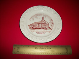 Home Treasure 1961 First Presbyterian Church Carteret New Jersey Souvenir Plate - $23.74