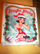 Craft Holiday Kit Gift Jingle Bling Christmas Glitz Phone Decor Stocking... - £4.46 GBP