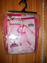 Spidergirl Girl Costume 8-10 Medium Halloween Party Outfit Pink Spider Superhero - £15.22 GBP