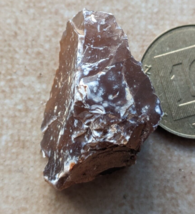 Natural MINERAL Rough Raw FLINT Ancient Stone Rock Modiin Israel #403 - £1.27 GBP