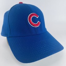 Chicago Cubs Logo New Era 39Thirty Flex Fitted Hat Cap Size S/M - $15.63