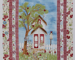 23.5&quot; X 44&quot; Panel Flowers Floral Landscape Country Cotton Fabric Panel D... - £3.12 GBP