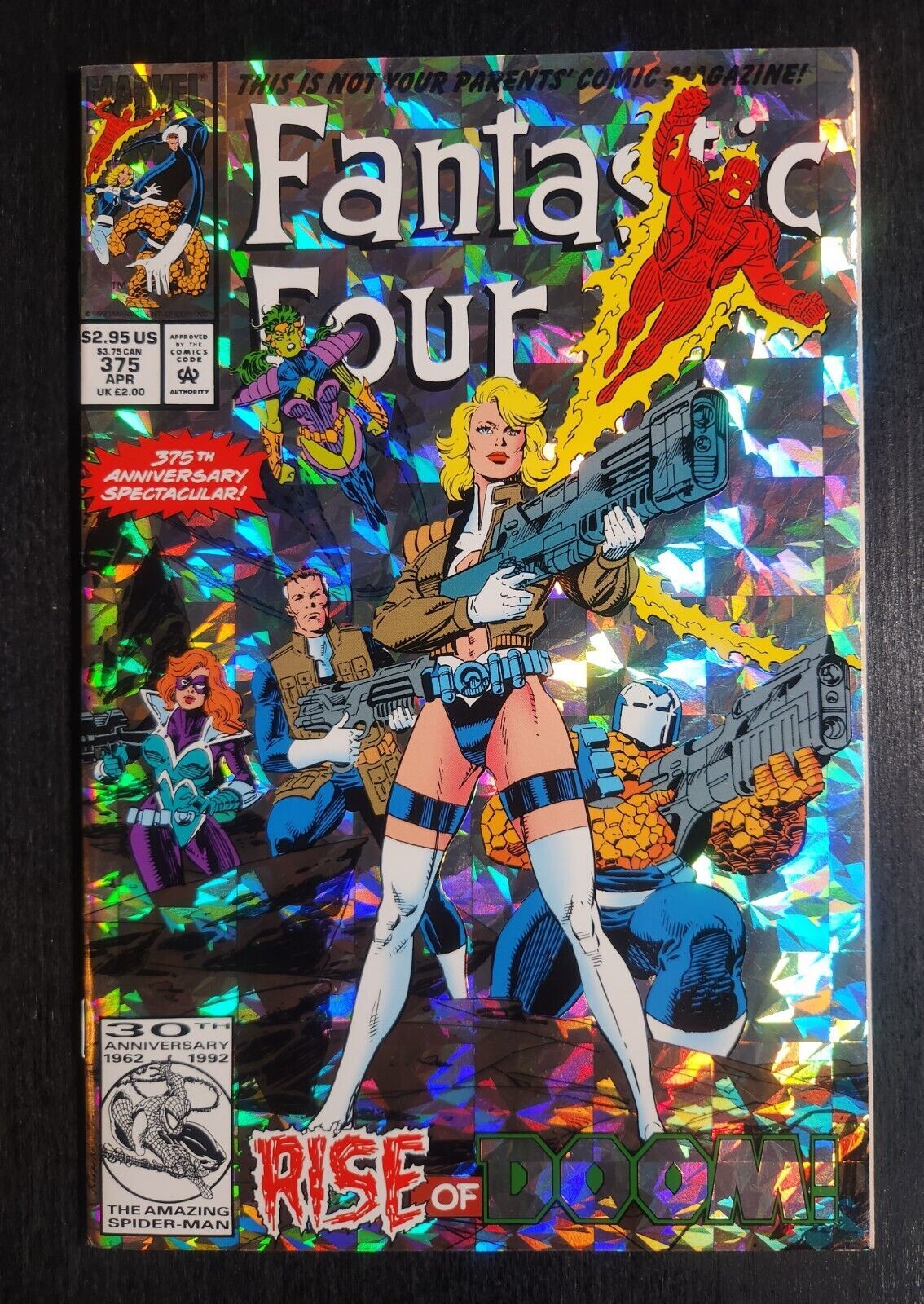 FANTASTIC FOUR #275 MARVEL 1993 HOLO-FOIL COVER RISE OF DOOM! VF+ - $3.00