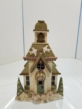 Chapel Kurt S. Alder Christmas Heavy Wooden Ceramic Curio Home Decor &quot;Ch... - $18.95