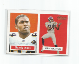 Randy Moss (Minnesota Vikings) 2002 Topps Heritage Card #6 - £3.98 GBP