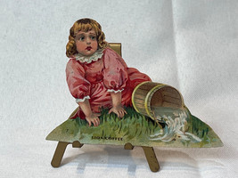 1900&#39;s Lion Coffee No 7 Jack And Jill &quot;Jill&quot; Victorian Paper Doll Trade ... - £23.70 GBP
