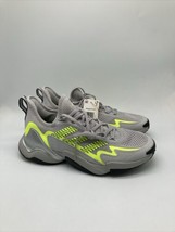 Adidas Shoes Grey Yellow Impact FLX Turf Football Shoes GY0481 Men’s Siz... - $89.95