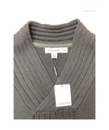 Calvin Klein Men Knit Sweater Shawl Collar Black Pullover XL New NWT - £23.64 GBP