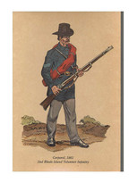 Dick S. Von Schritz Postcard Corporal 1861 2 Nd Rhode Island Volunteer Infantry - £15.50 GBP