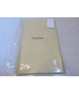 Calvin Klein Solid Sateen Sandstone Dahlia Tailored King Bedskirt NIP - $67.15