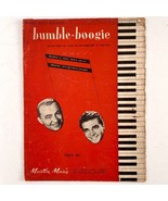 c1946 Bumble-Boogie Piano Sheet Music Jack Fina Freddy Martin Sheet Musi... - $7.99