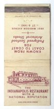 Key West Shrimp House - Indianapolis, Indiana Restaurant 30FS Matchbook Cover IN - £1.37 GBP