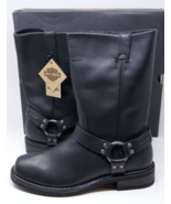 Harley-Davidson Men&#39;s Hustin Waterproof Leather Riding Boots D95353 Size 12 - $275.93 CAD