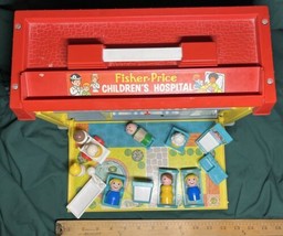 Fisher Price Little People Play Family Children&#39;s Hospital #931 Vintage 1970s - £51.89 GBP