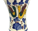 Vintage Hand Painted Pottery Vase/Cup Ecuador 4&quot; - £8.99 GBP