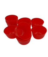 Puto Mold Talam Pichi Kutsinta Lompang Red Color 36 pieces 5cm Kueh Smal... - $24.35 CAD