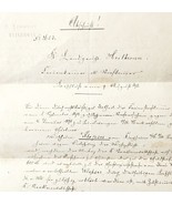 1893 Subpoena Charges Of Wilhelm Klepser Draft Dodging Military Law Germ... - $5,623.91 MXN
