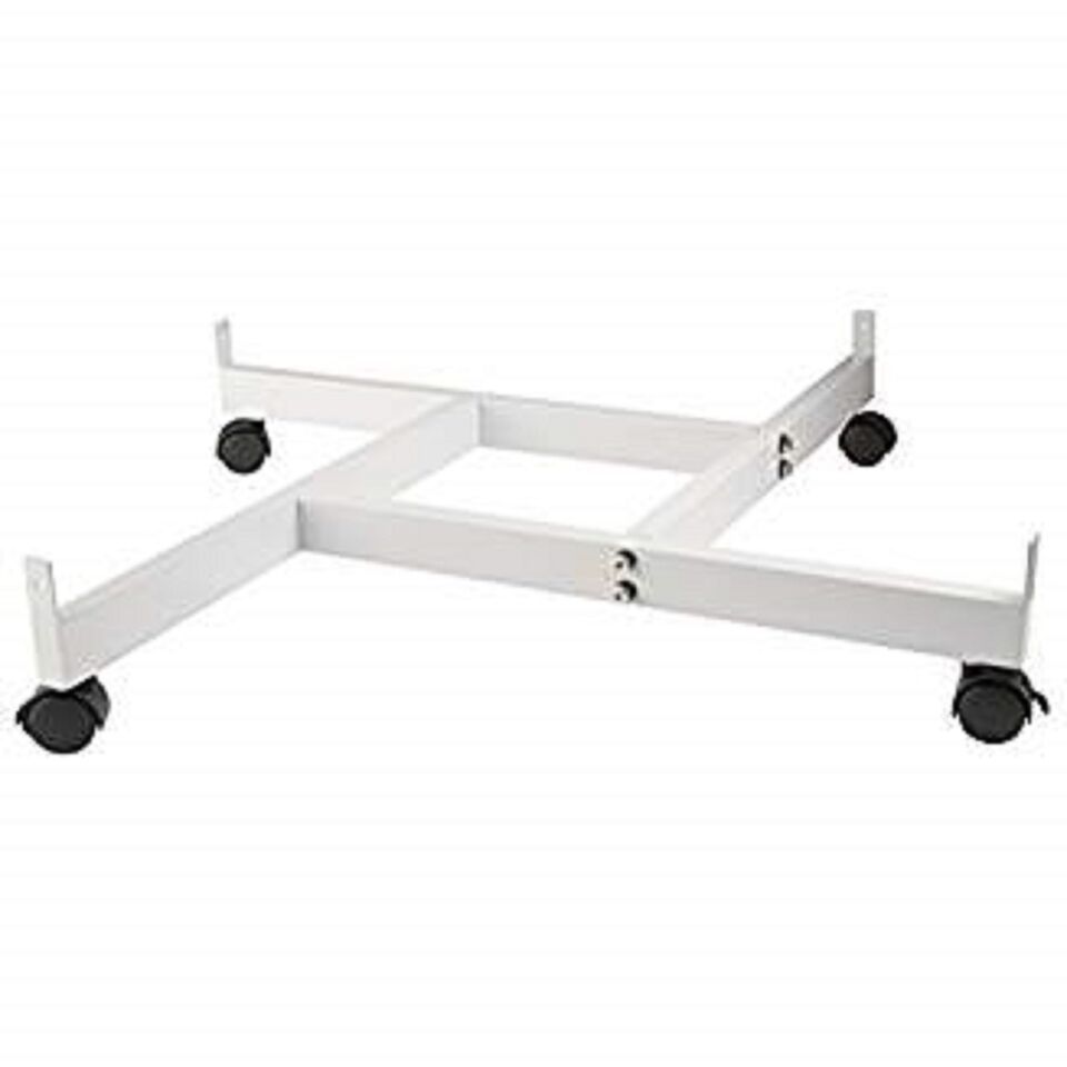 Only Hangers 4-Way Gridwall Panel Base with Casters- White - $37.31