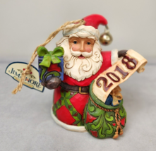 Jim Shore Santa Ornament 2018 Annual Heartwood Creek Enesco 6002881 w/Tag NO Box - £12.01 GBP