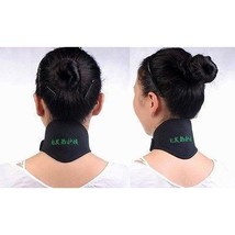 New Tourmaline Far Infrared Ray Heat Health Neck Brace Support Strap Pain Relief - £7.68 GBP+