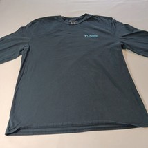 Columbia PFG Men's Black Cotton Long Sleeve Crewneck Graphic T-Shirt Size XL image 8