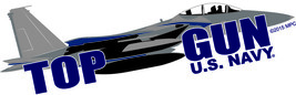 US Navy Top Gun Decal  - $8.99