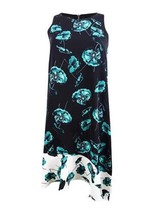 Alfani Womens Floral Asymmetric Wear To Work Dress Size 16, Green Lucid ... - $98.51