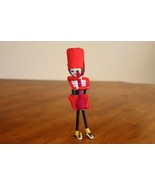 VTG SOLDIER MARCHING BAND Horn Christmas FIgure Felt Wire Spun Cotton He... - $319.66 MXN