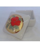 Vintage Mica CHOKIN Porcelain Trinket Box - £6.28 GBP