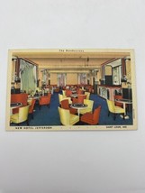 VTG The Rendezvous At New Hotel Jefferson St. Louis Missouri Linen Poste... - $3.99