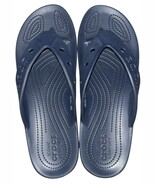Crocs Classic Flip Flop V2 Sandal Navy Blue Summer Shoes Men&#39;s Size 11 - $541.34 MXN