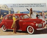1941 Mercury 8 Advertising Postcard Junk Mail Russell&#39;s Garage Loch Shel... - $17.77