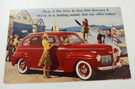 1941 Mercury 8 Advertising Postcard Junk Mail Russell&#39;s Garage Loch Shel... - £13.98 GBP